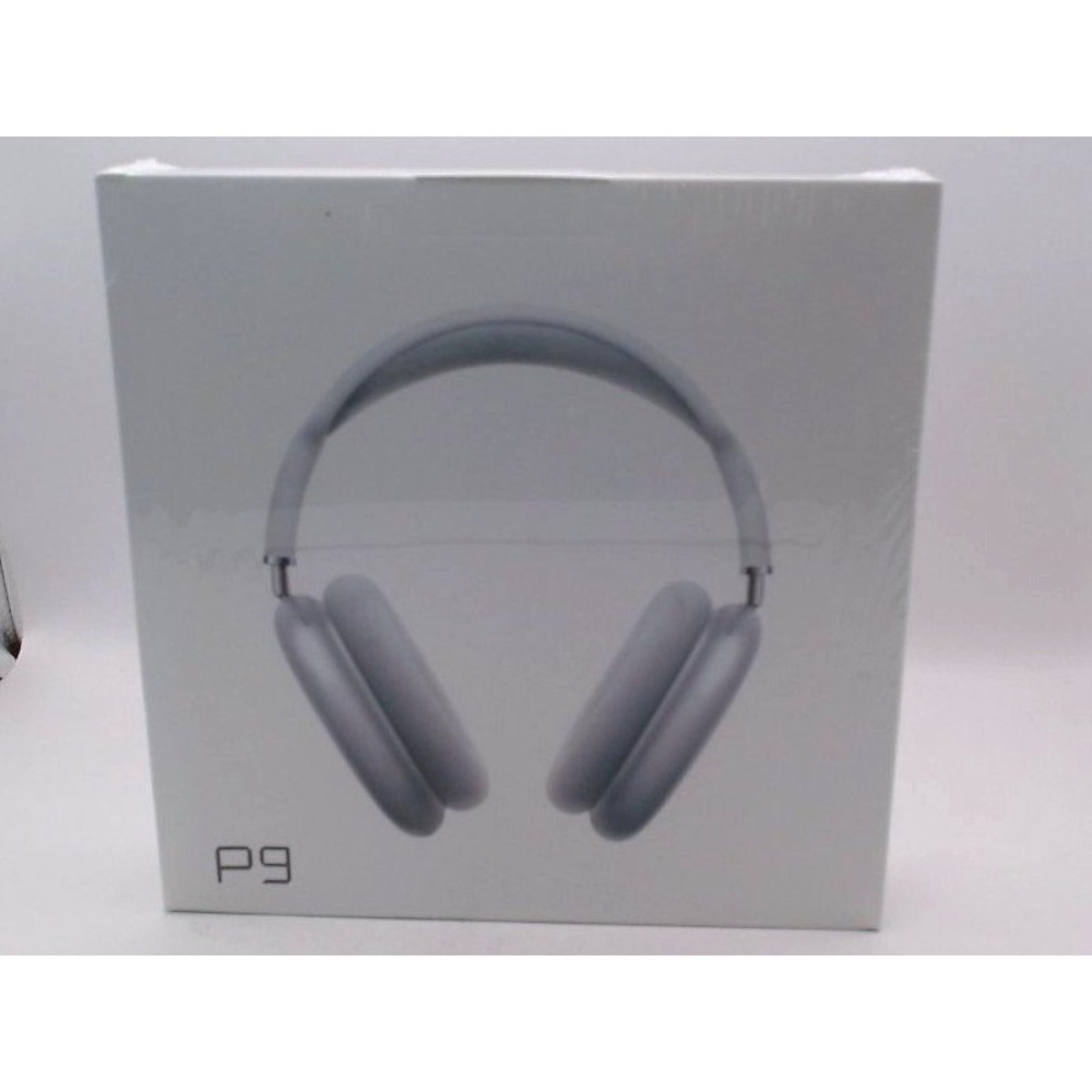 P9 -  Wireless Bluetooth Over-Ear Headphones, Silver, BRAND NEW IN BOX